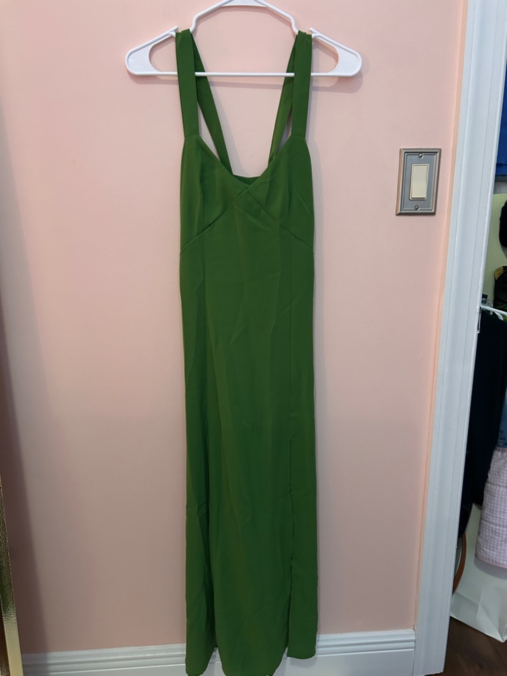 Banana Republic Green Maxi Dress with slit